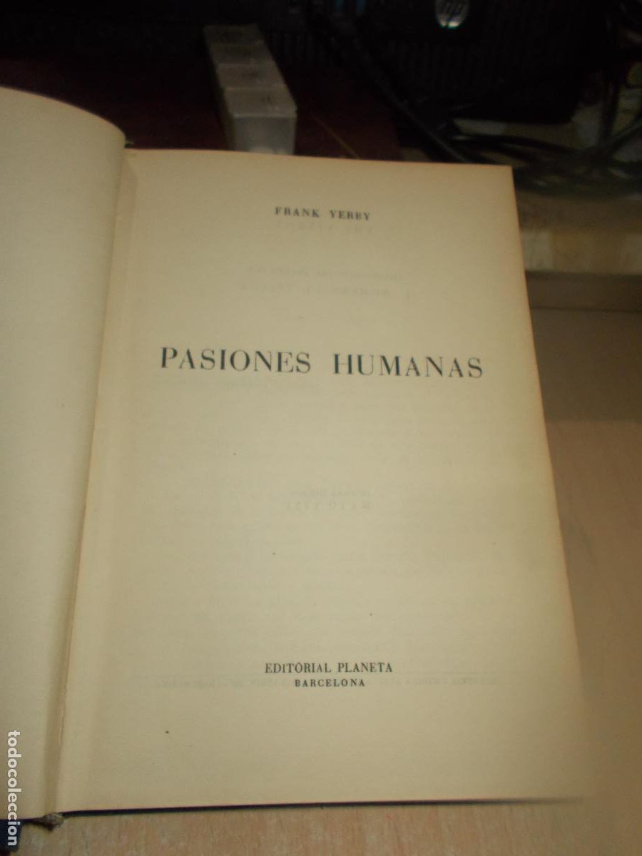 Libros de segunda mano: Pasiones humanas, Frank Yerby - Foto 1