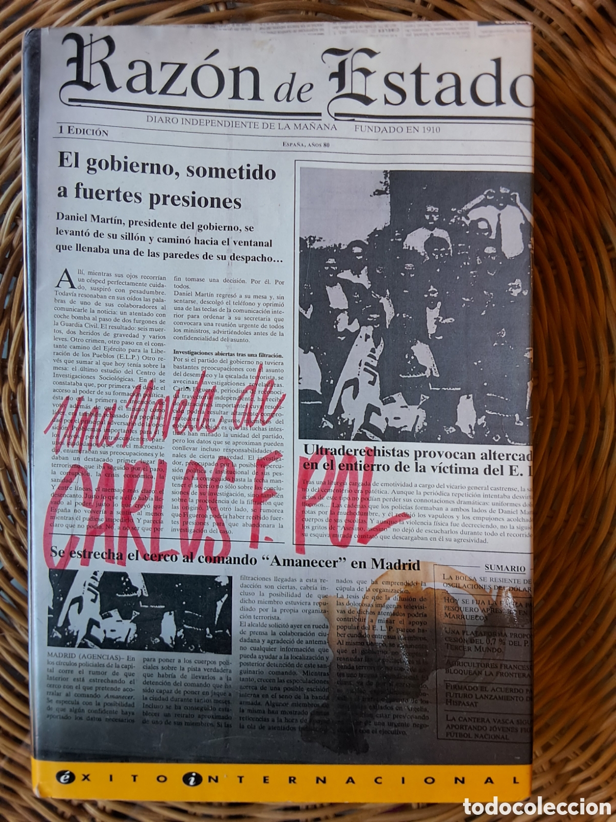 Second hand books: Carlos F. Pol:&rdquo; Raz&oacute;n de Estado &rdquo;.