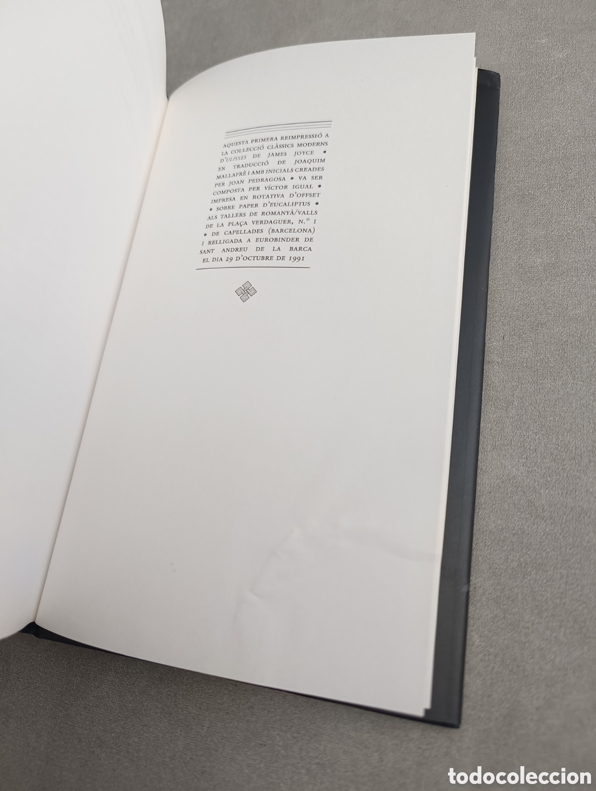 Libros de segunda mano: ULISSES - JAMES JOYCE. EDITORIAL EDHASA (CLASSICS MODERNS) - Foto 8