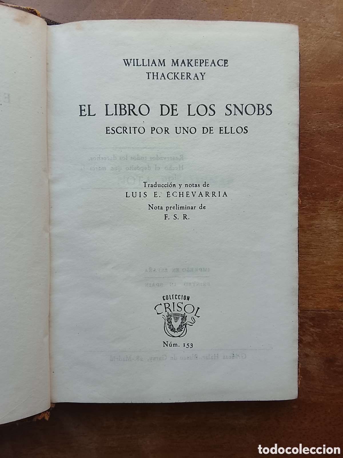 Libros de segunda mano: El libro de los snobs - Foto 2