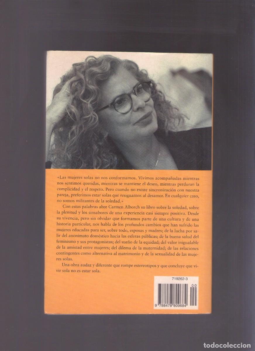 Libros de segunda mano: Ac. Solas (Carmen Alborch) - Foto 2