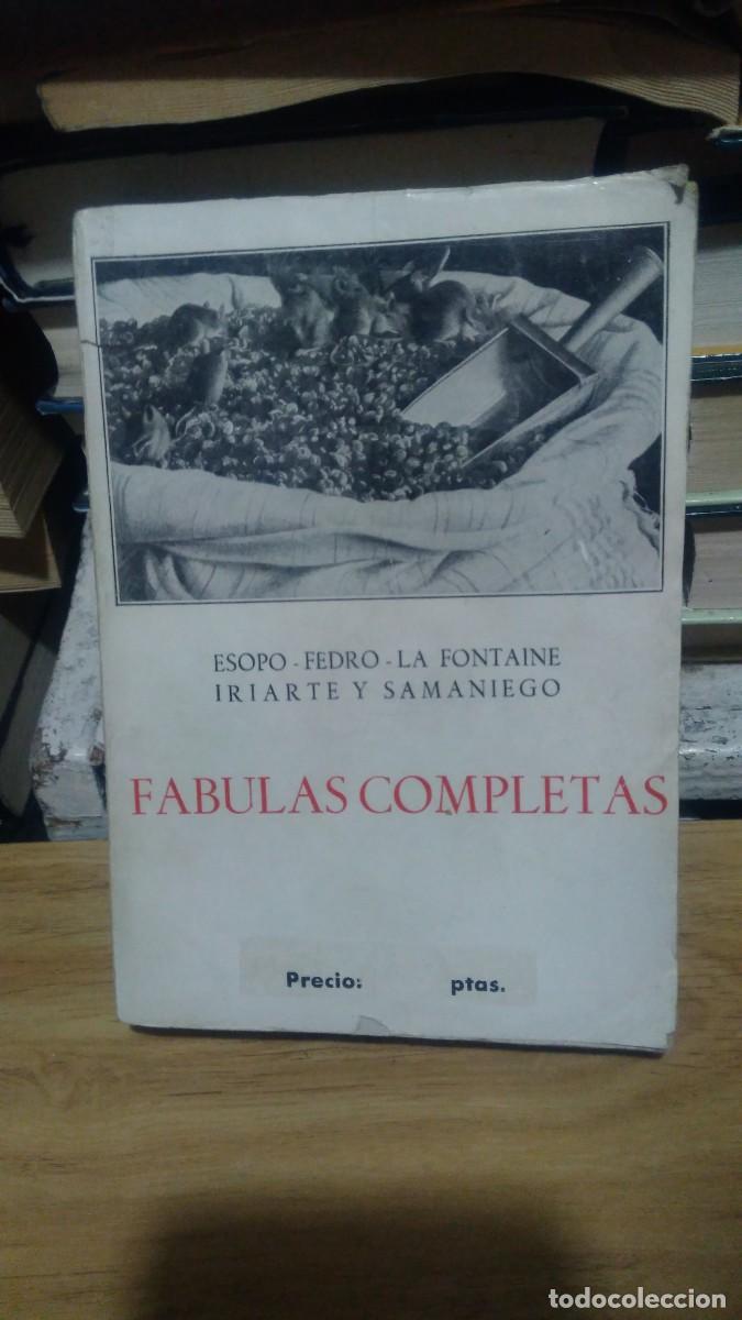 Libros de segunda mano: F&aacute;bulas completas -Esopo. Ediciones ib&eacute;ricas - Foto 1