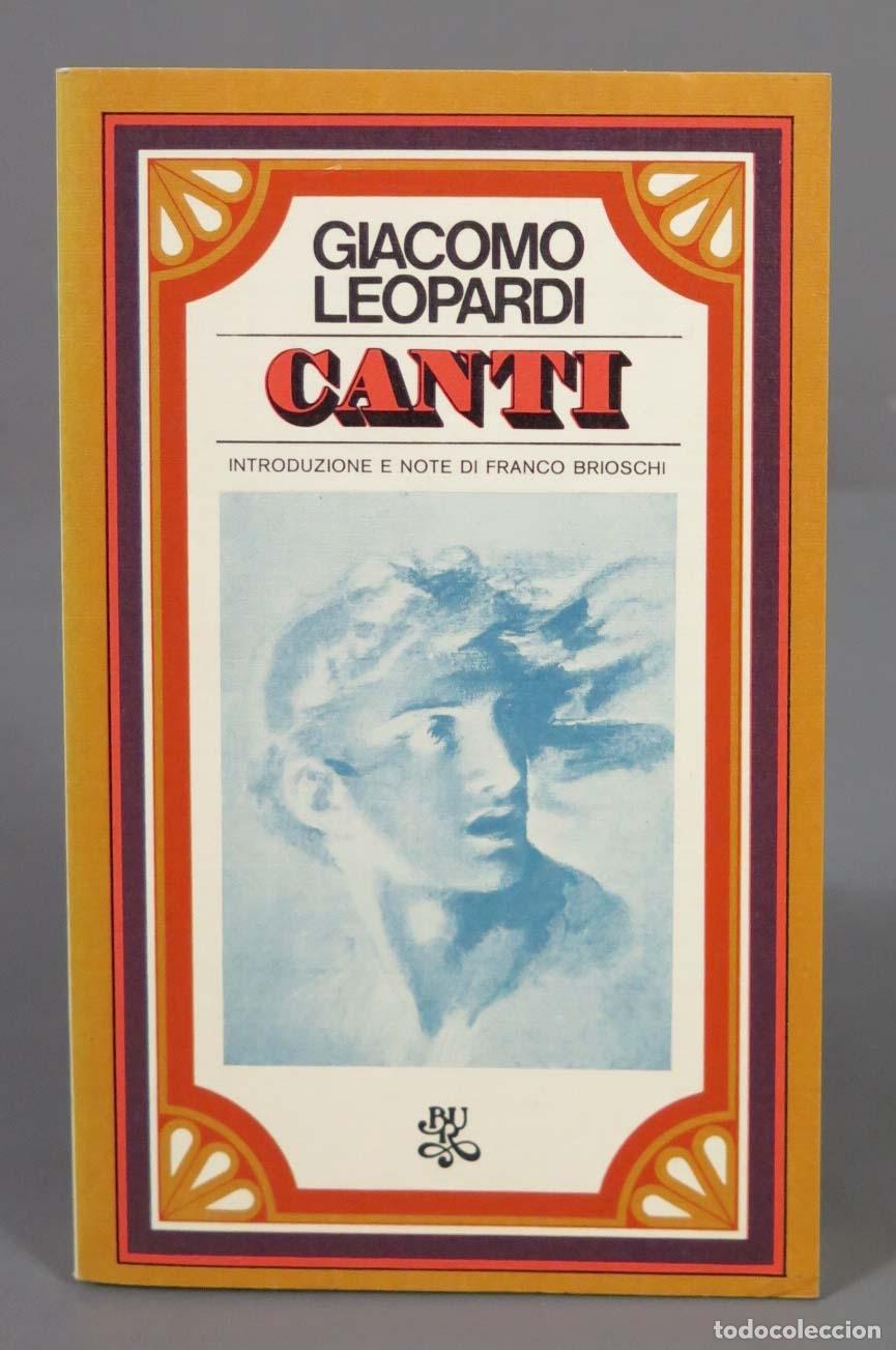 Canti LEOPARDI, Giacomo