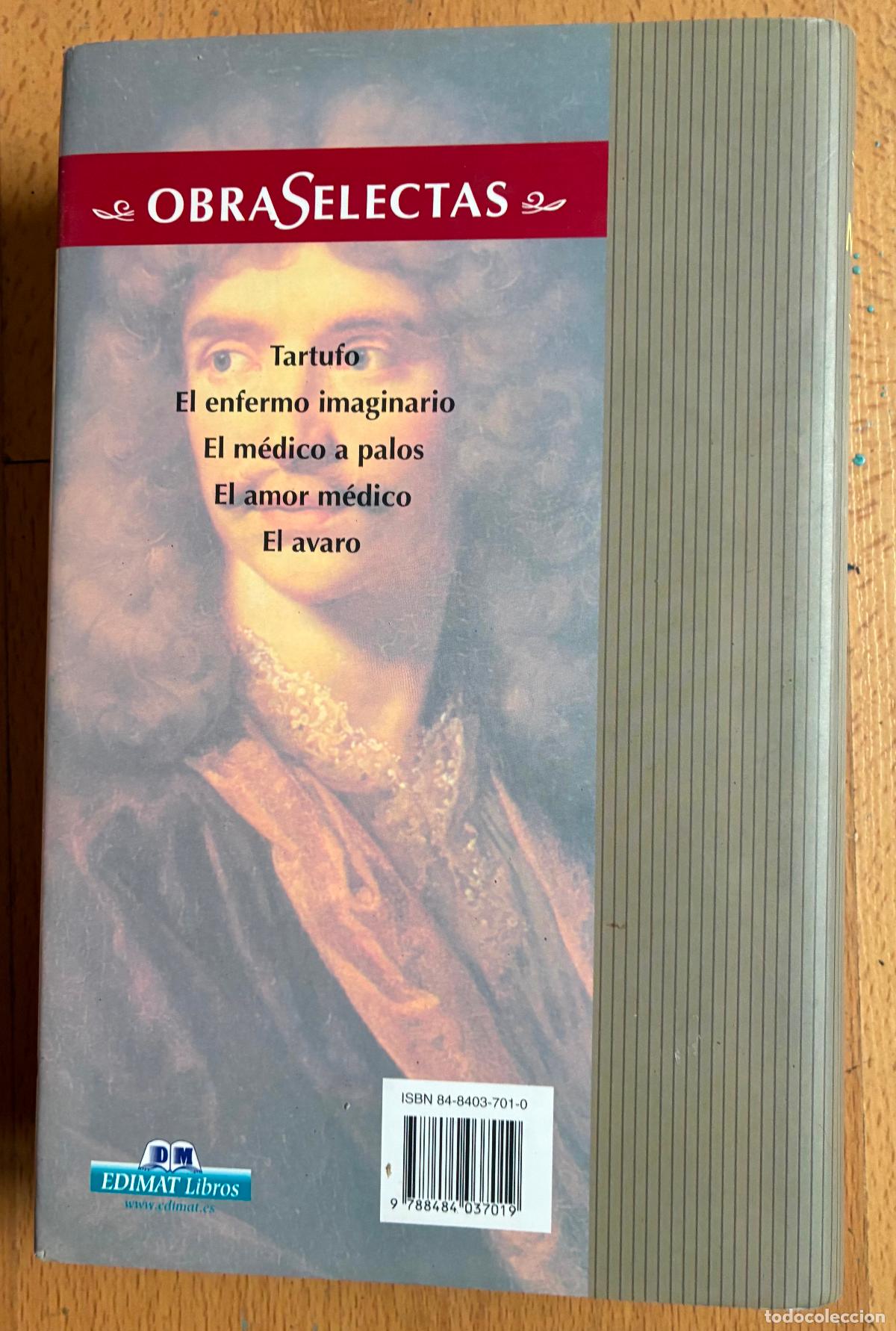 Libros de segunda mano: MOLIERE OBRAS SELECTAS, Edimat - Foto 2