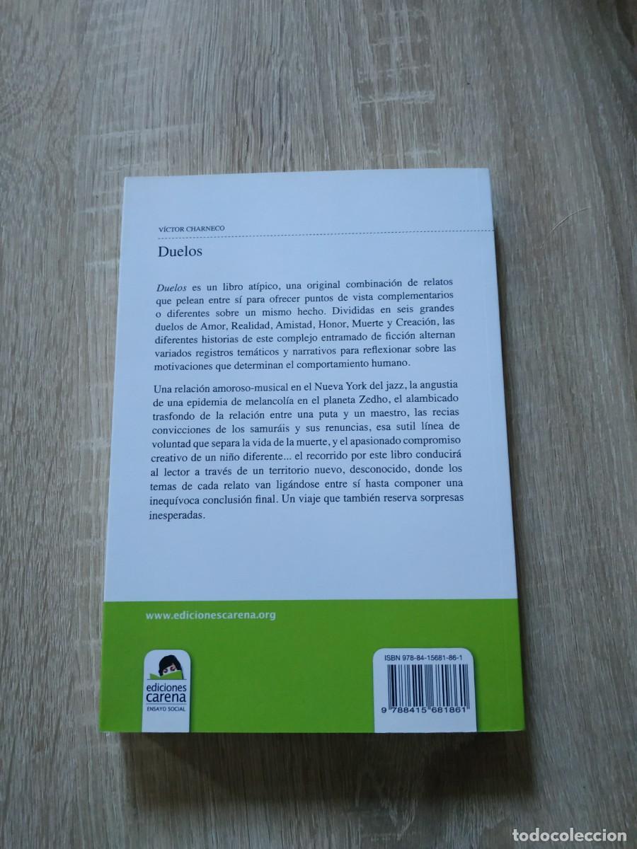Libros de segunda mano: Duelos - V&iacute;ctor Charneco - Foto 2