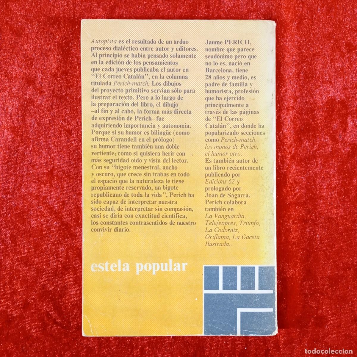 Libros de segunda mano: AUTOPISTA - PERICH - EDICIONES DE BOLSILLO / 786 - Foto 2