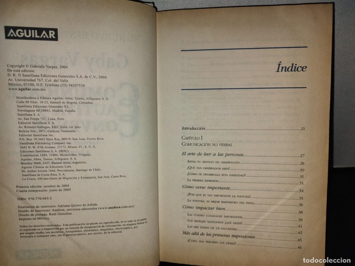 Libros de segunda mano: 154- COMUN&Iacute;CATE, CAUTIVA Y CONVENCE - GABY VARGAS - 2005 - Foto 7