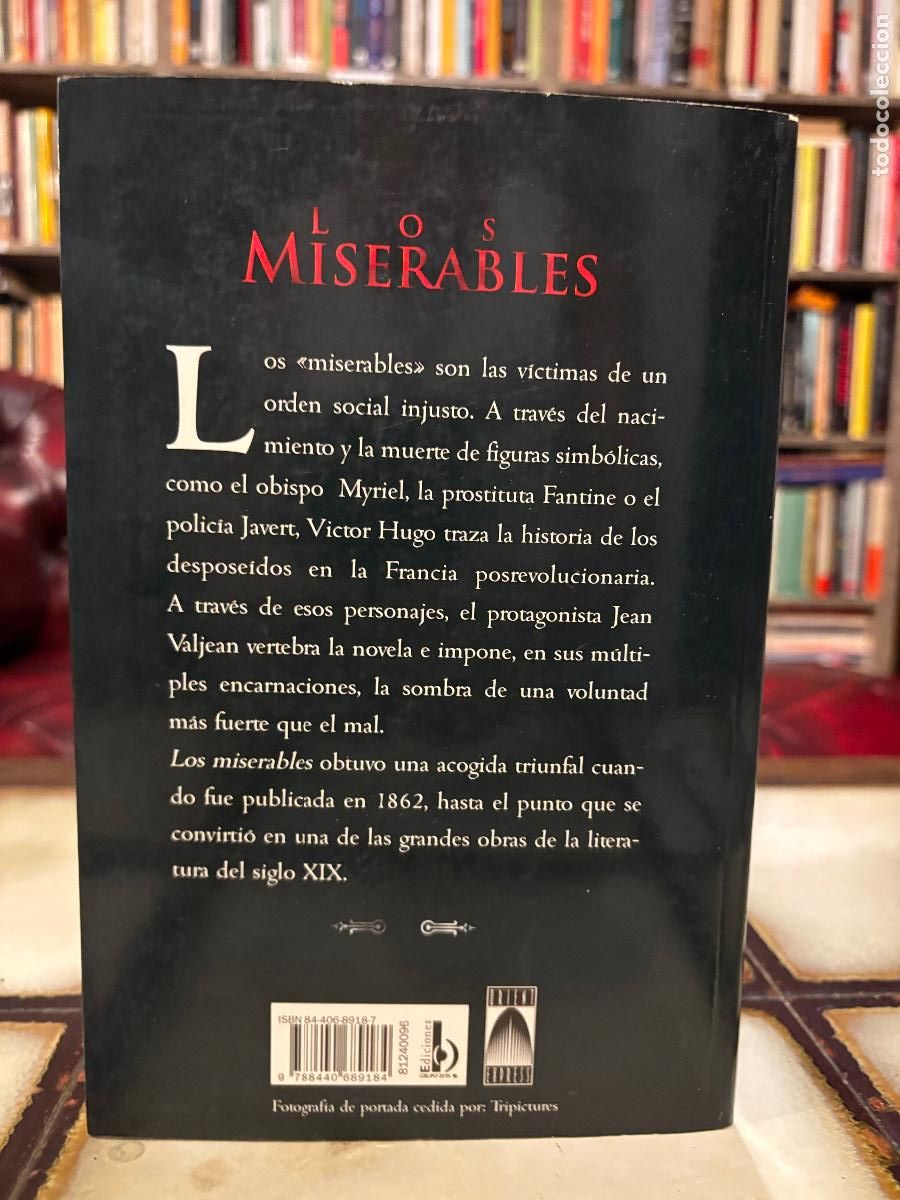 Libros de segunda mano: Los miserables. V&iacute;ctor Hugo. - Foto 2