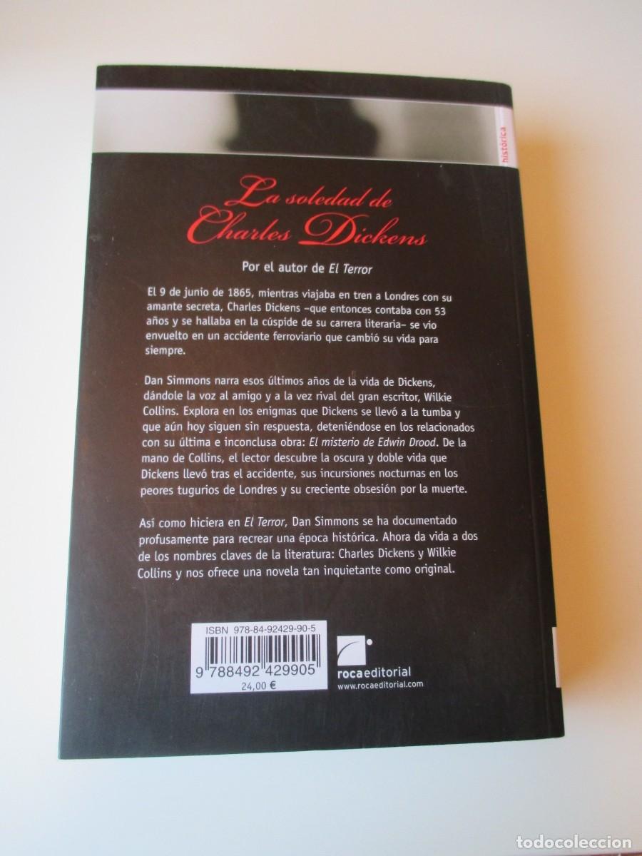 Libros de segunda mano: DAN SIMMONS La soledad de Charles Dickens W35042 - Foto 2
