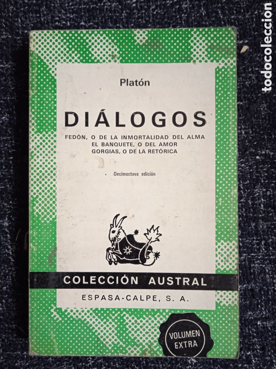 Libros de segunda mano: DIALOGOS. / PLATON - COLECCION AUSTRAL