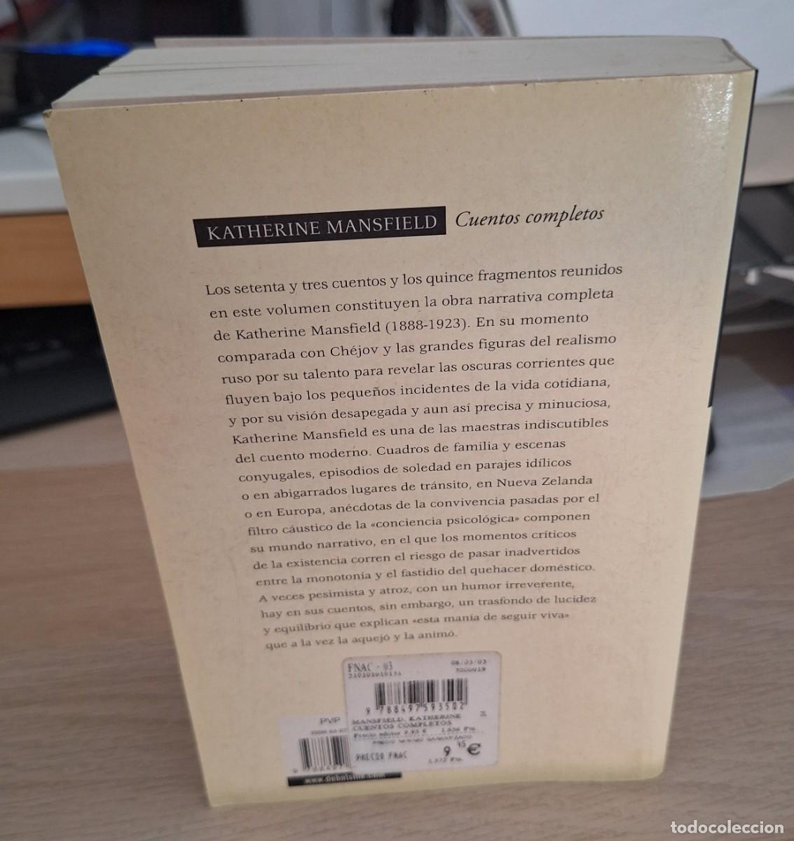 Libros de segunda mano: CUENTOS COMPLETOS - MANSFIELD, KATHERINE - Foto 2