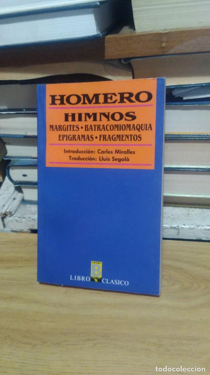 Libros de segunda mano: Homero himnos -Libro cl&aacute;sico