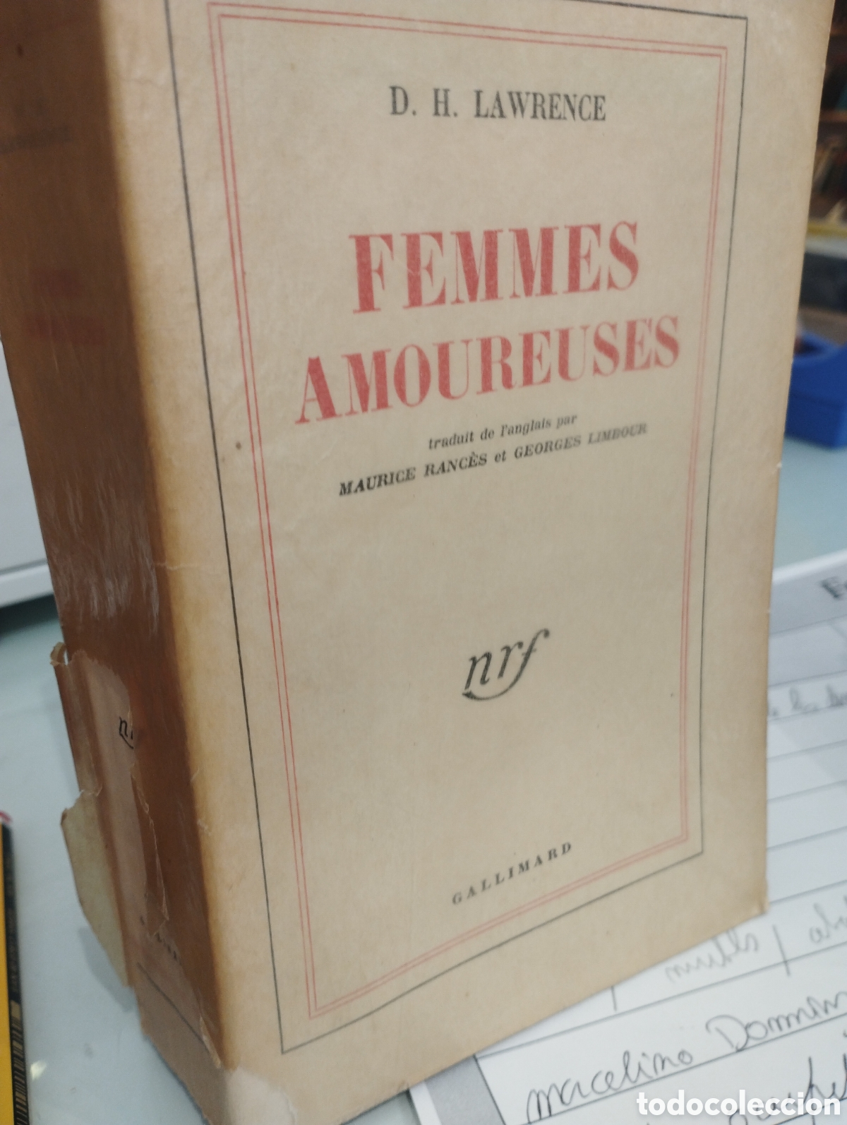Libros de segunda mano: D. H. Lawrence. Femmes Amoureuses