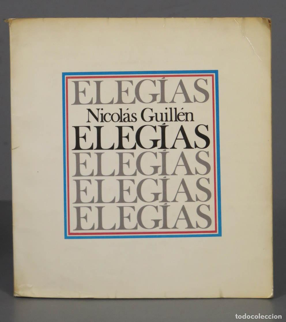 Libri di seconda mano: ELEGIAS NICOLAS GUILLEN. DEDICADO AUTOGRAFO AUTOR