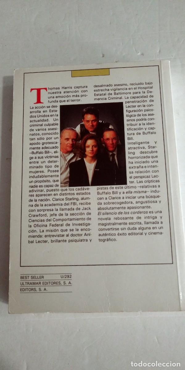 Libros de segunda mano: El silencio de los corderos Thomas Harris - Foto 2