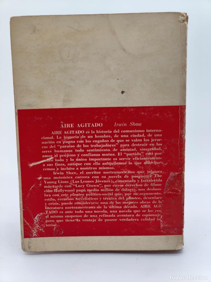 Libros de segunda mano: Irwin Shaw &ndash; Aire agitado (1960) - Foto 3