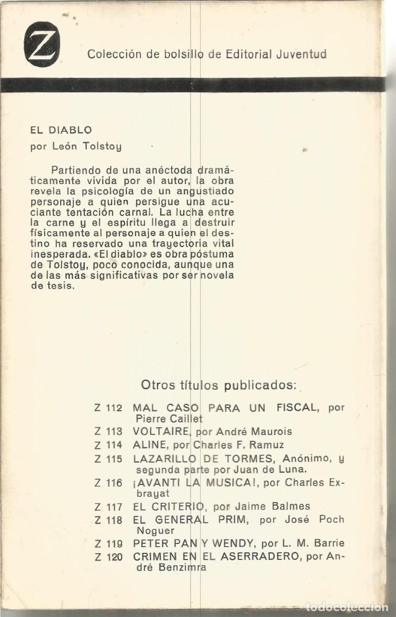 Libros de segunda mano: LEON TOLSTOY. EL DIABLO. JUVENTUD - Foto 2