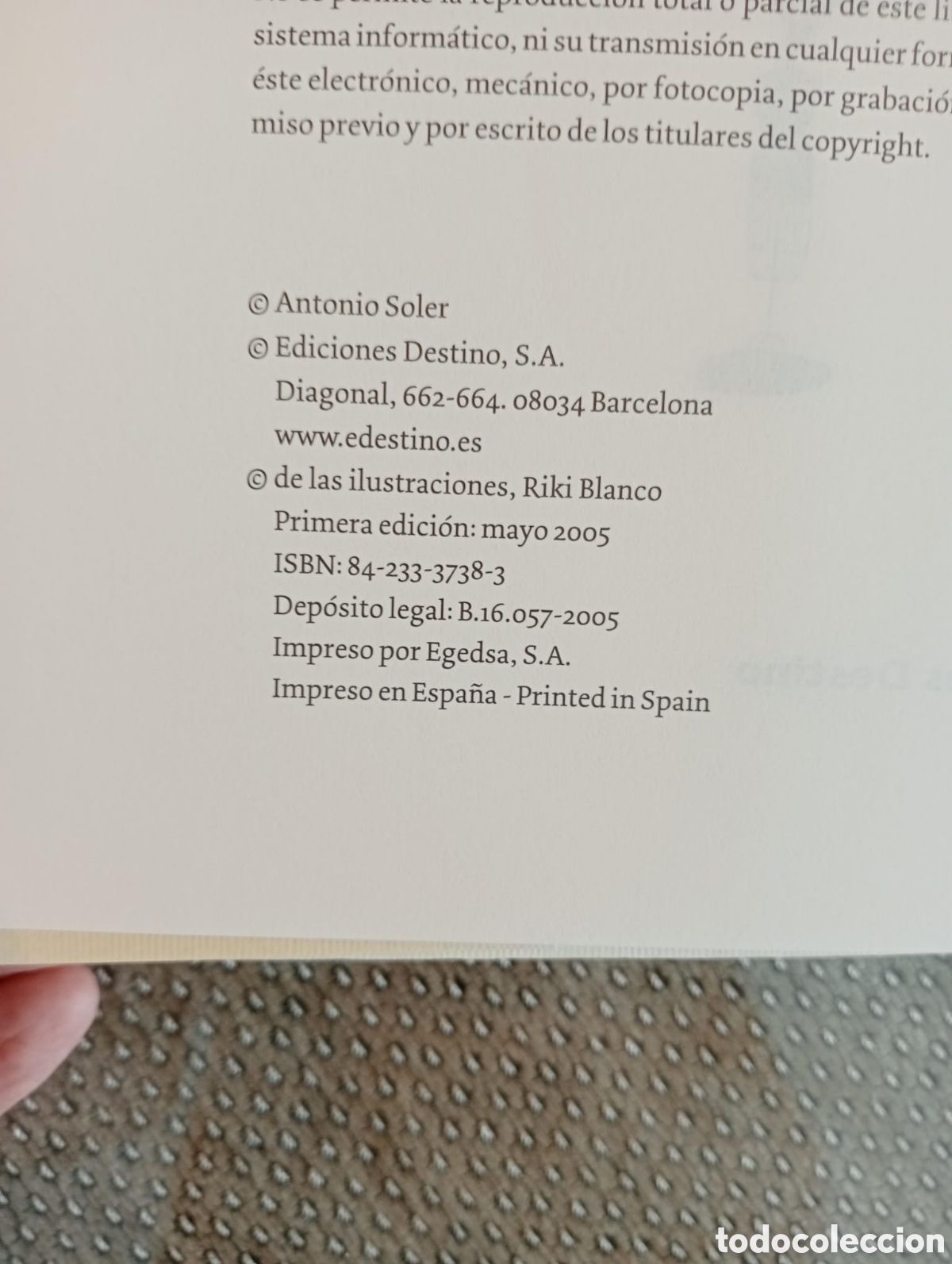 Libros de segunda mano: La noche / Antonio Soler - Foto 4