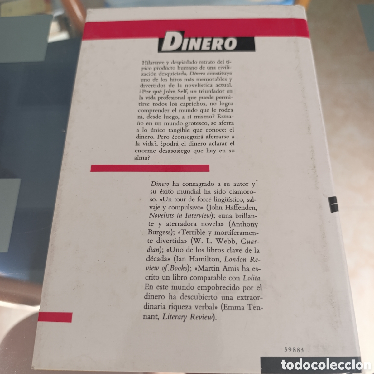 Libros de segunda mano: Libro Dinero - Martin Amis - C&iacute;rculo de Lectores - Foto 2