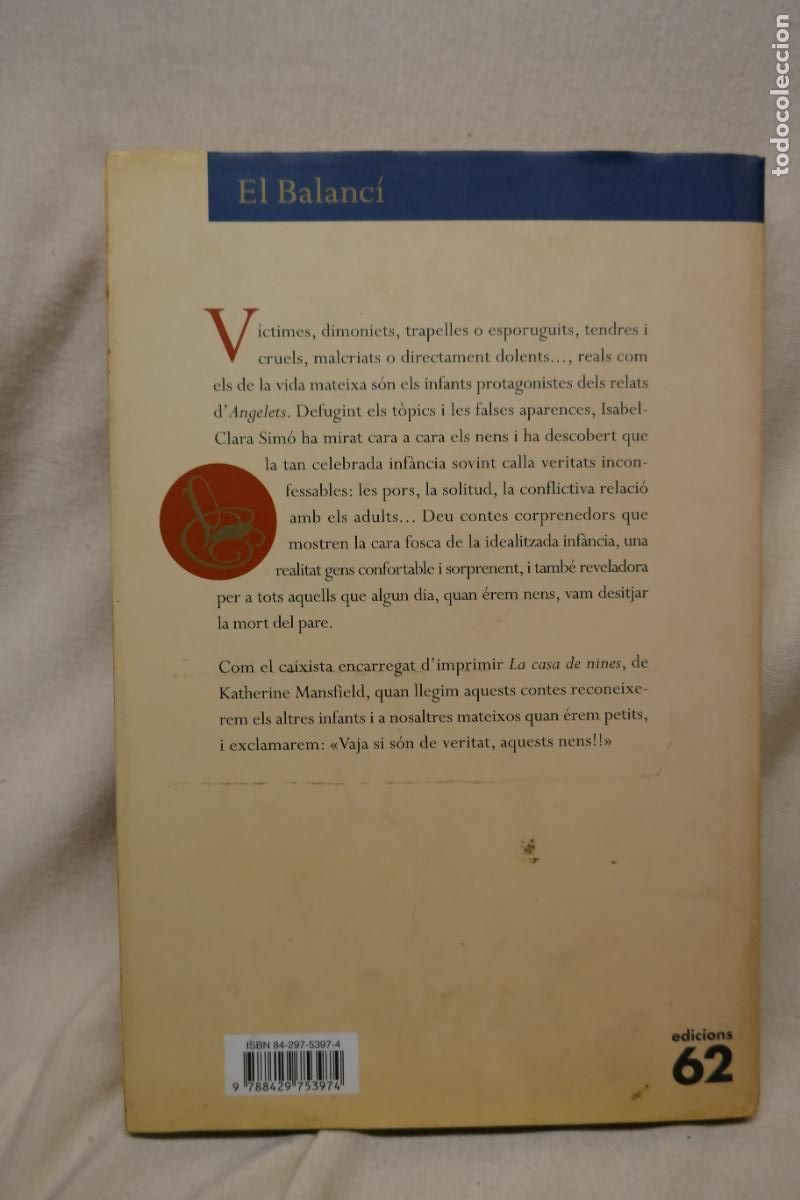 Libros de segunda mano: Angelets - Isabel-Clara Sim&oacute; - (en Catal&agrave;) - Foto 13