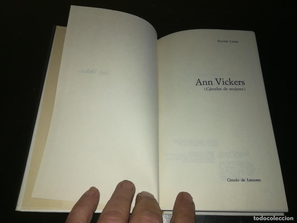 Libros de segunda mano: ANN VICKERS / SINCLAIS LEVIS / AR902 / CIRCULO DE LECTORES - Foto 3
