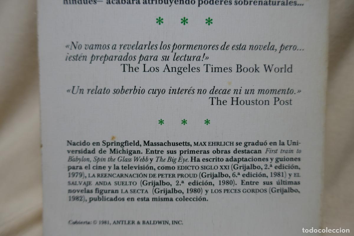Libros de segunda mano: SHAITAN - MAX EHRLICH - GRIJALBO - Foto 14