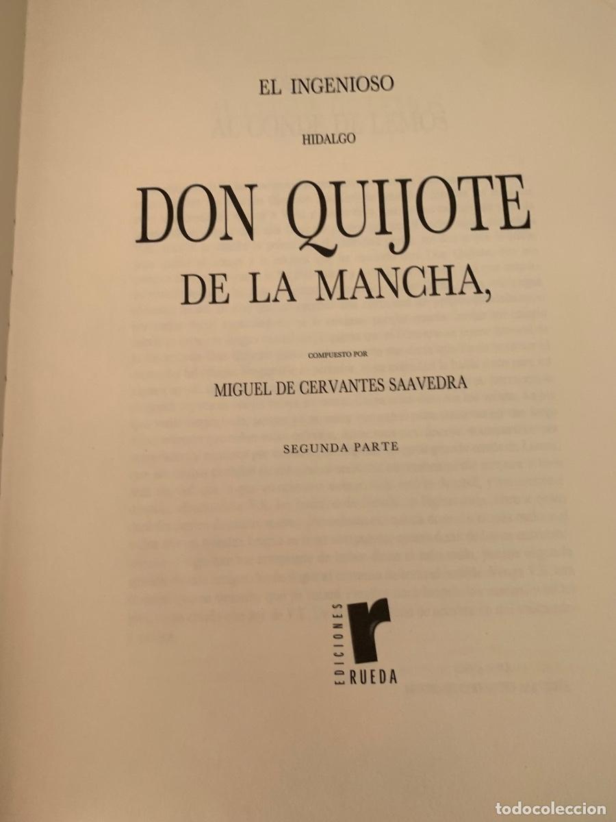 Libros de segunda mano: Don Quijote de la Mancha 2 tomos - Foto 4