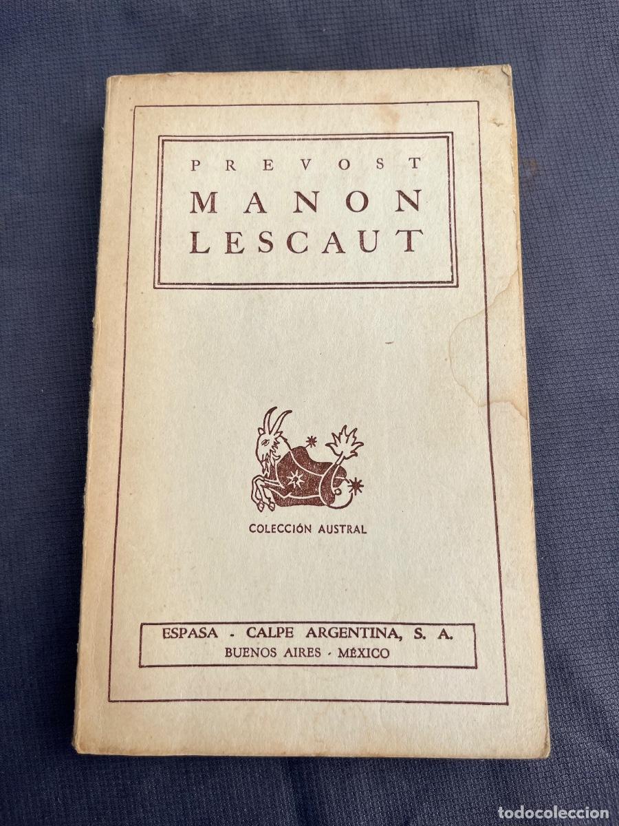Libros de segunda mano: Manon Lescaut &ndash; Abb&eacute; Pr&eacute;vost - Foto 1
