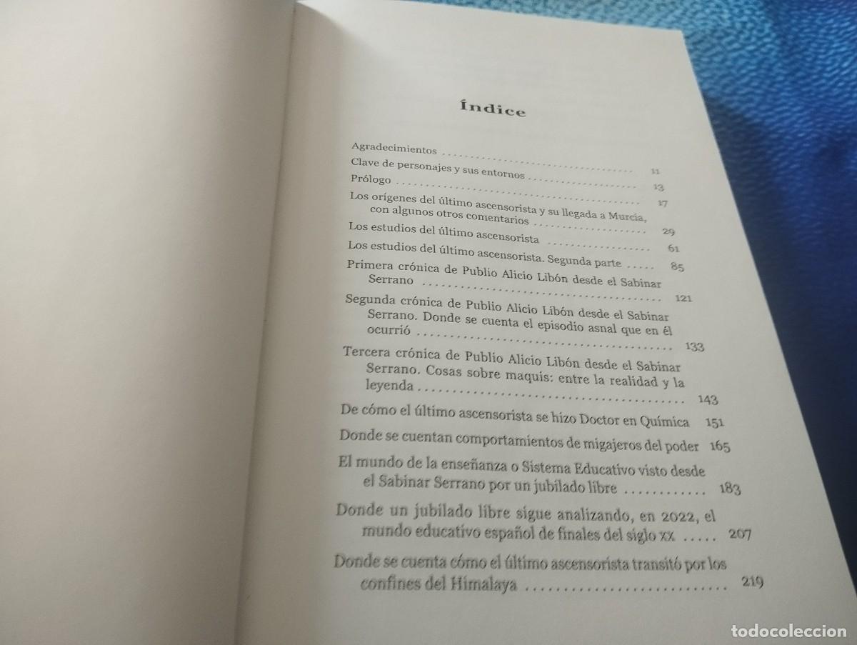 Libros de segunda mano: EL &Uacute;LTIMO ASCENSORISTA MANUEL NAVARO 2004 - Foto 2