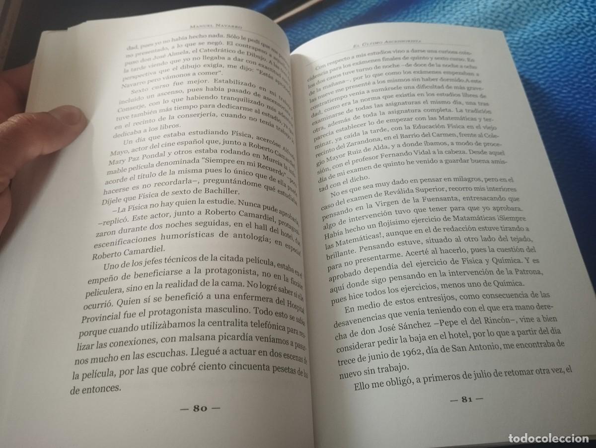 Libros de segunda mano: EL &Uacute;LTIMO ASCENSORISTA MANUEL NAVARO 2004 - Foto 4