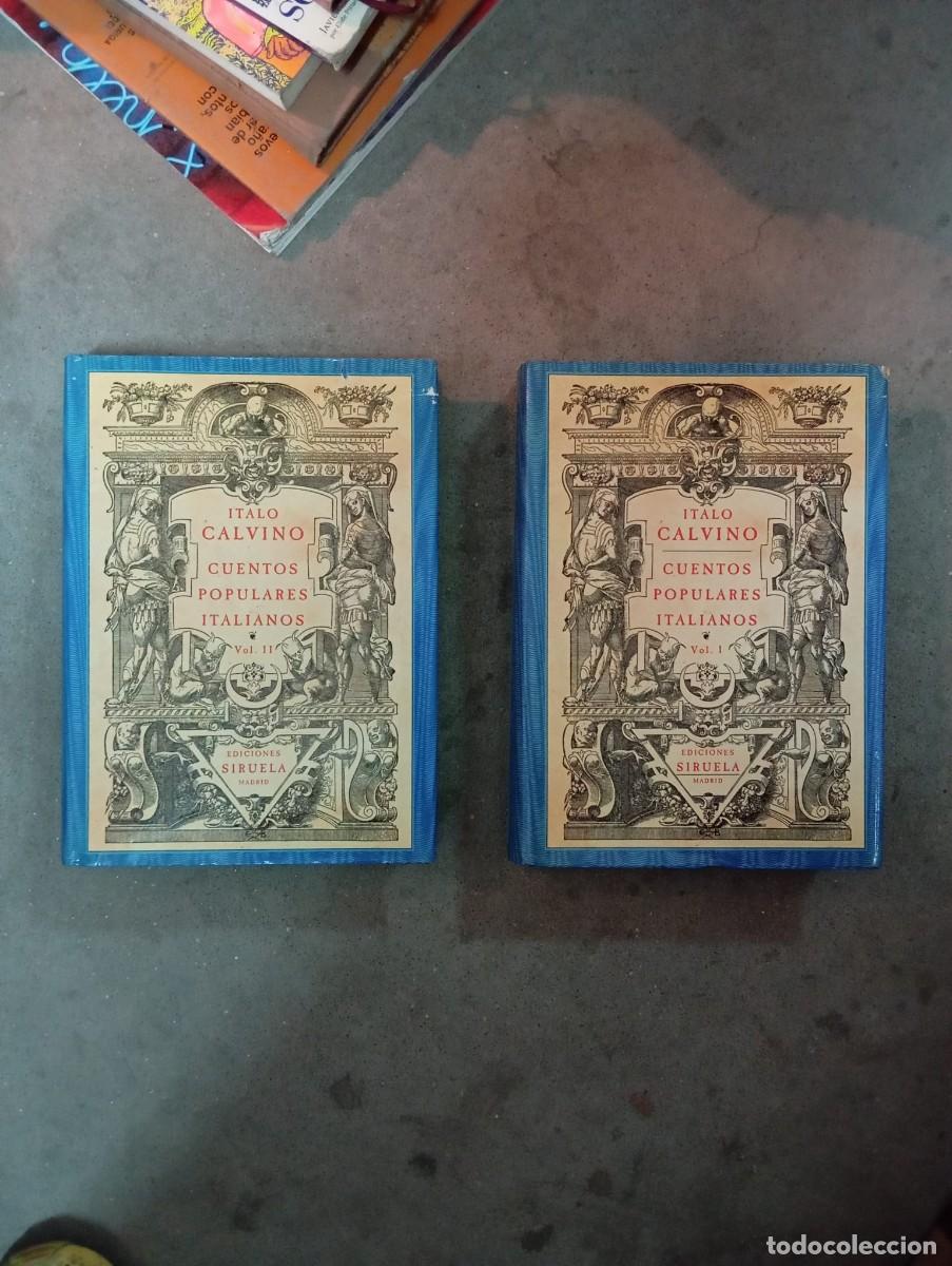 Libros de segunda mano: . Cuentos Populares Italianos, 2 tomos (obra completa) - ITALO CALVINO- SIRUELA ,1990