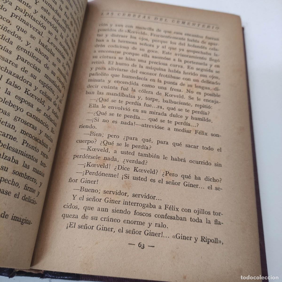Libros de segunda mano: LAS CEREZAS DEL CEMENTERIO. G. MIRO - Foto 5
