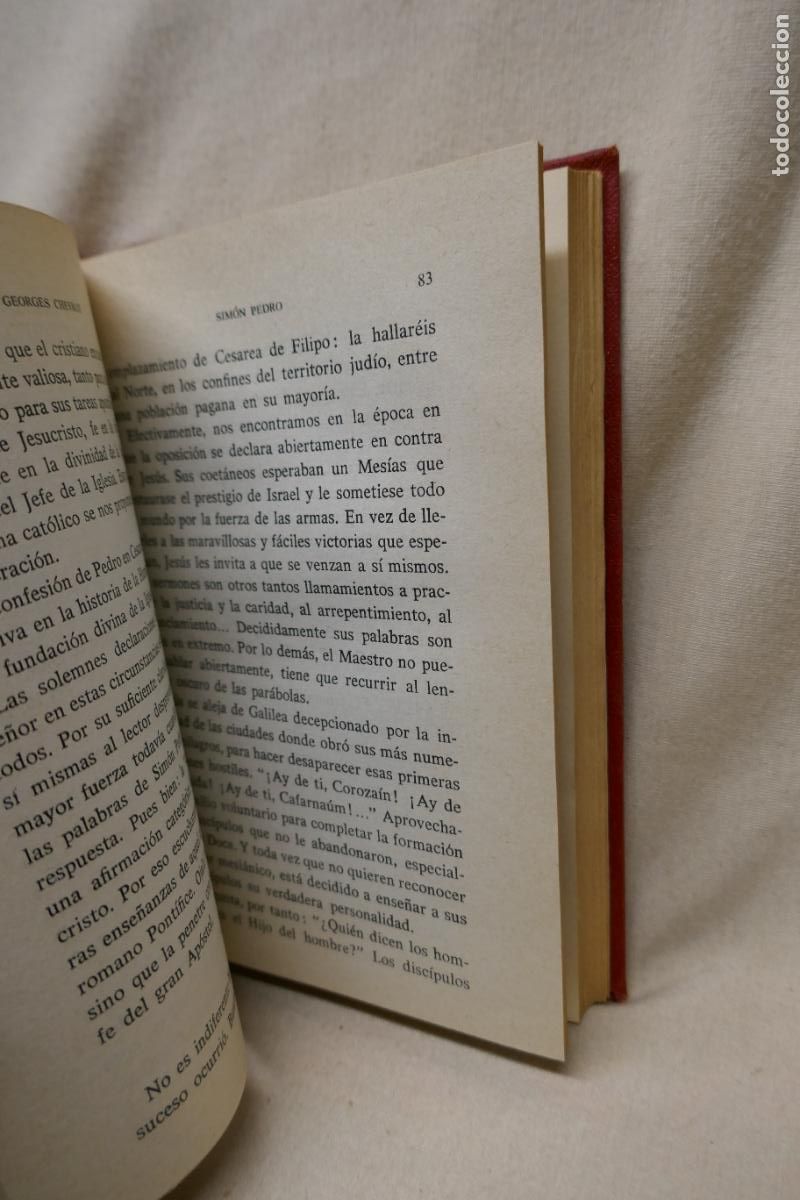 Libros de segunda mano: SIMON PEDRO - GEORGES CHEVROT ED. RIALP - Foto 10
