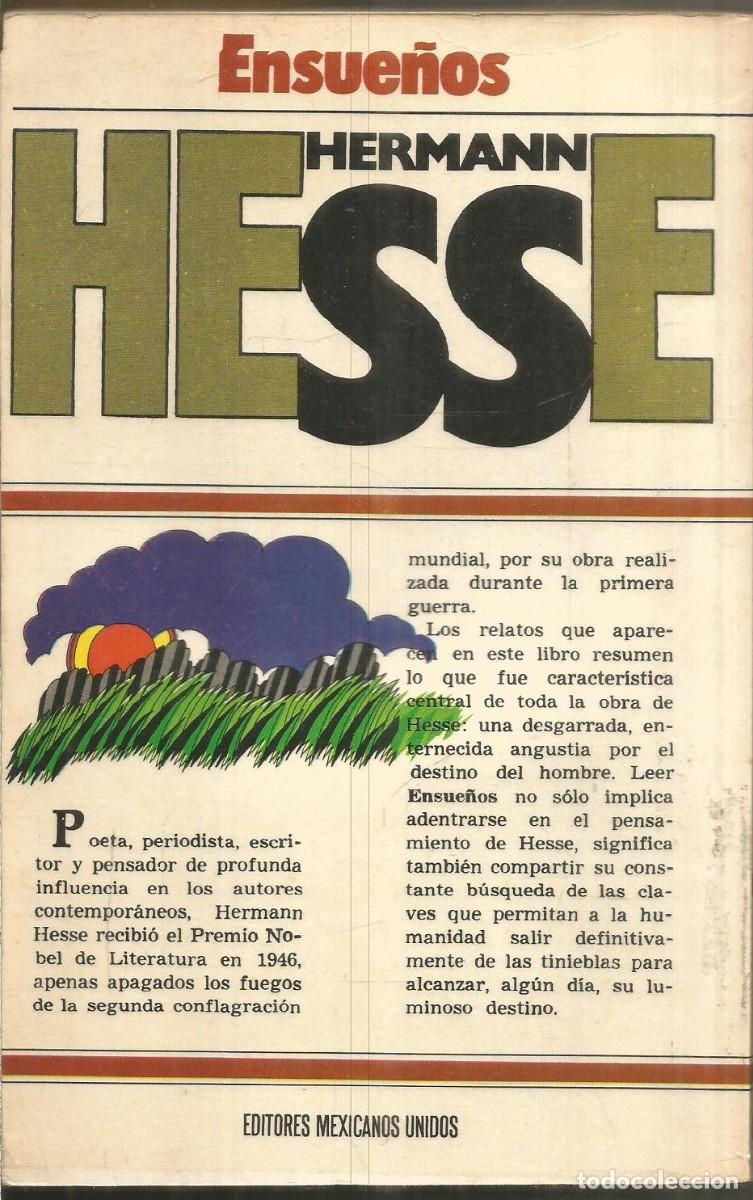 Libros de segunda mano: HERMANN HESSE. ENSUE&Ntilde;OS. - Foto 2