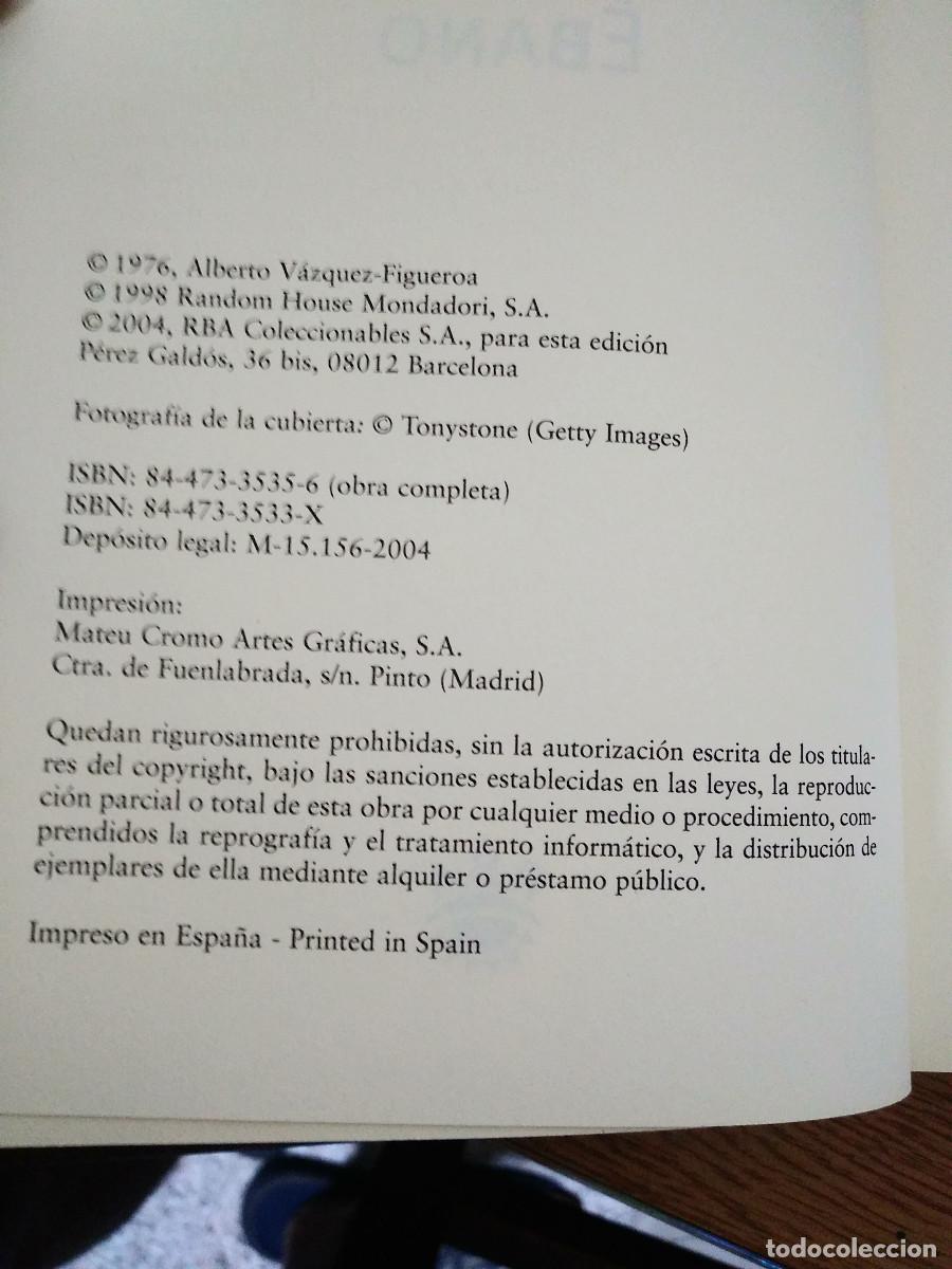 Libros de segunda mano: &Eacute;BANO - ALBERTO V&Aacute;ZQUEZ FIGUEROA. - Foto 3