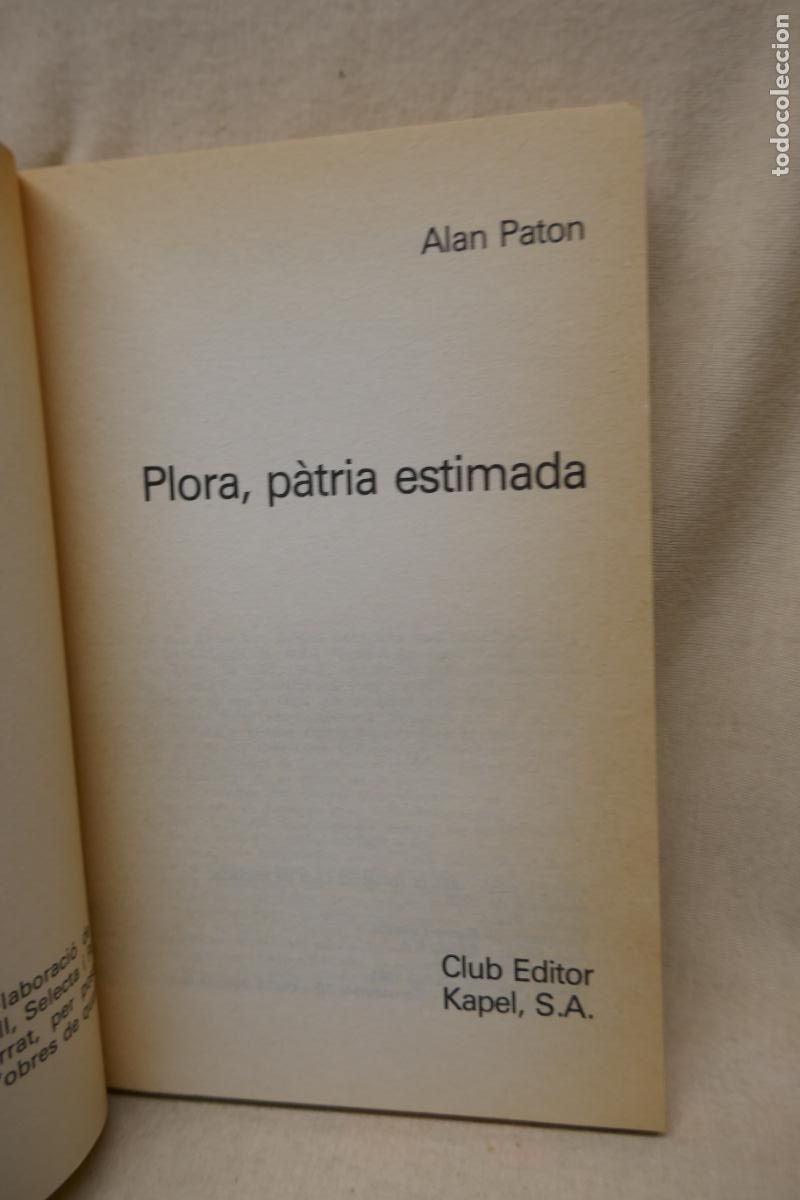 Libros de segunda mano: Plora, p&agrave;tria estimada - Alan Paton - Foto 6