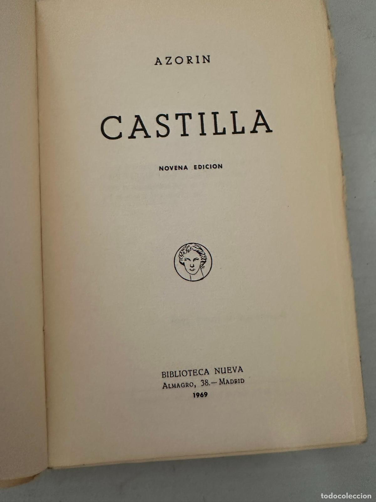 Libros de segunda mano: AZOR&Iacute;N : CASTILLA (BIBLIOTECA NUEVa - Foto 2