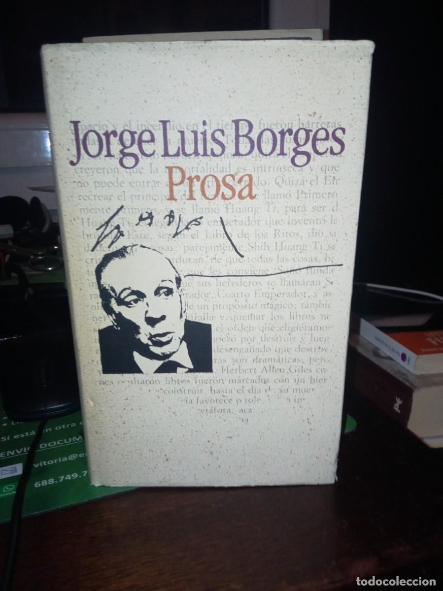 Libros de segunda mano: Borges. Prosa. Circulo de lectores 1986 - Foto 1
