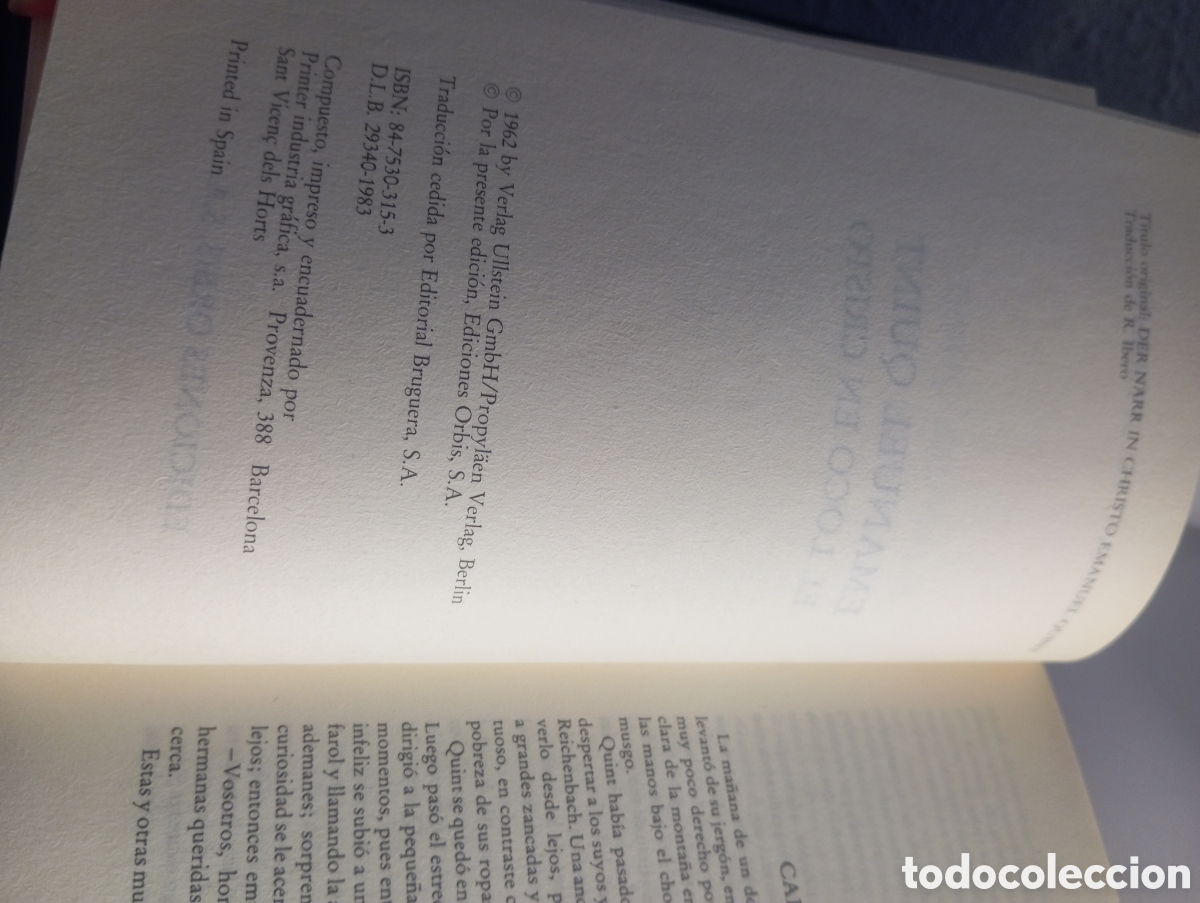 Libros de segunda mano: Emanuel Quint. Gerhart Haptmann - Foto 4