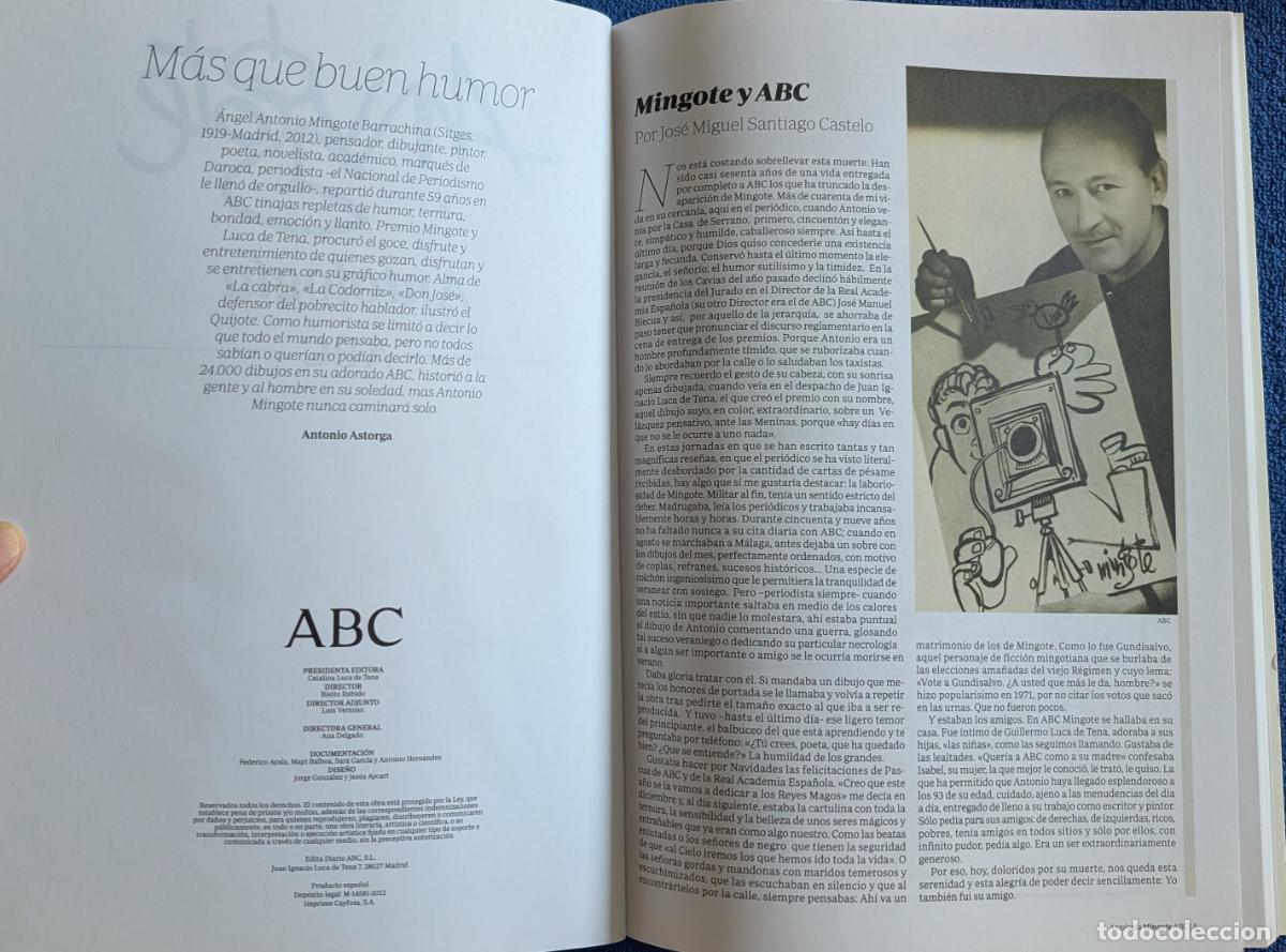 Libros de segunda mano: Antolog&iacute;a Mingote - ABC (2012) - Foto 2