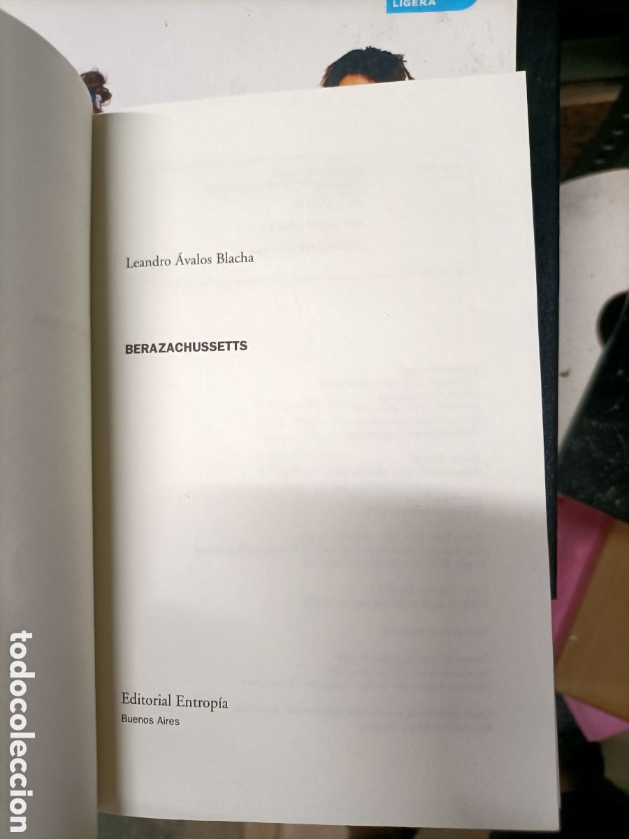 Libros de segunda mano: Berazachussetts - Avalos Blacha, Leandro - Foto 4