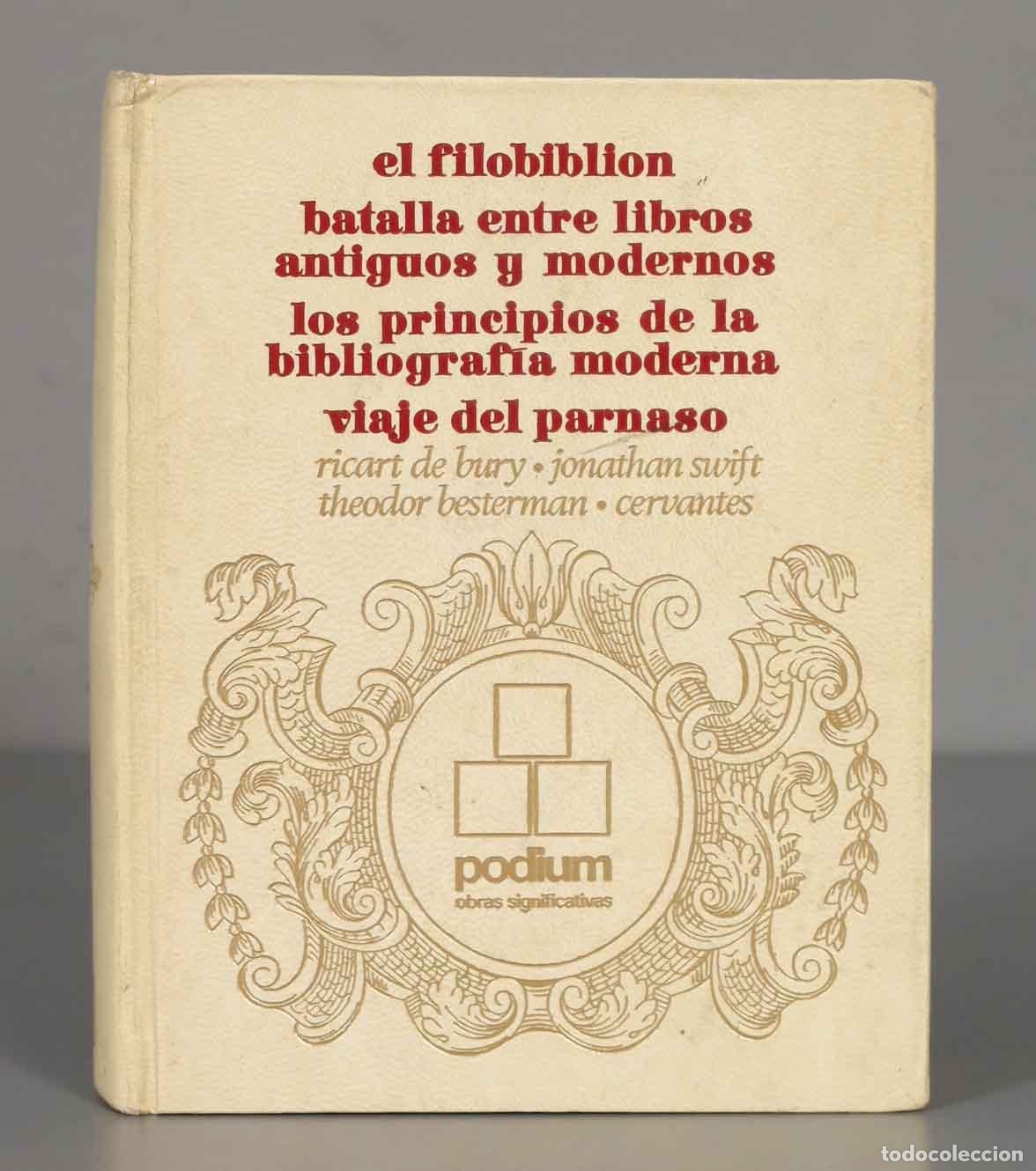 Second hand books: EL FILOBIBLI&Oacute;N EL PHILOBIBLI&Oacute;N BURY
