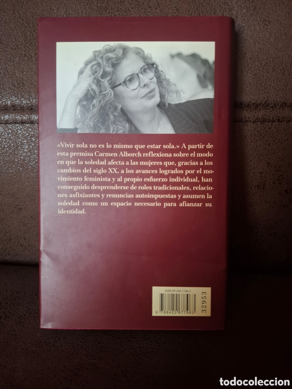 Libros de segunda mano: Libro SOLAS. Carmen Alborch. C&iacute;rculo de Lectores - Foto 2