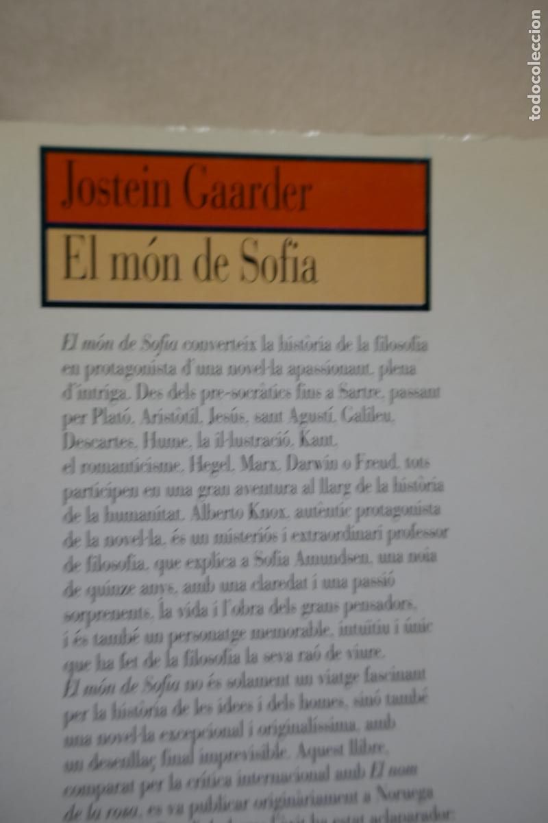 Libros de segunda mano: EL MON DE SOFIA - JOSTEIN GAARDER - EDITORIAL EMPURIES - Foto 13