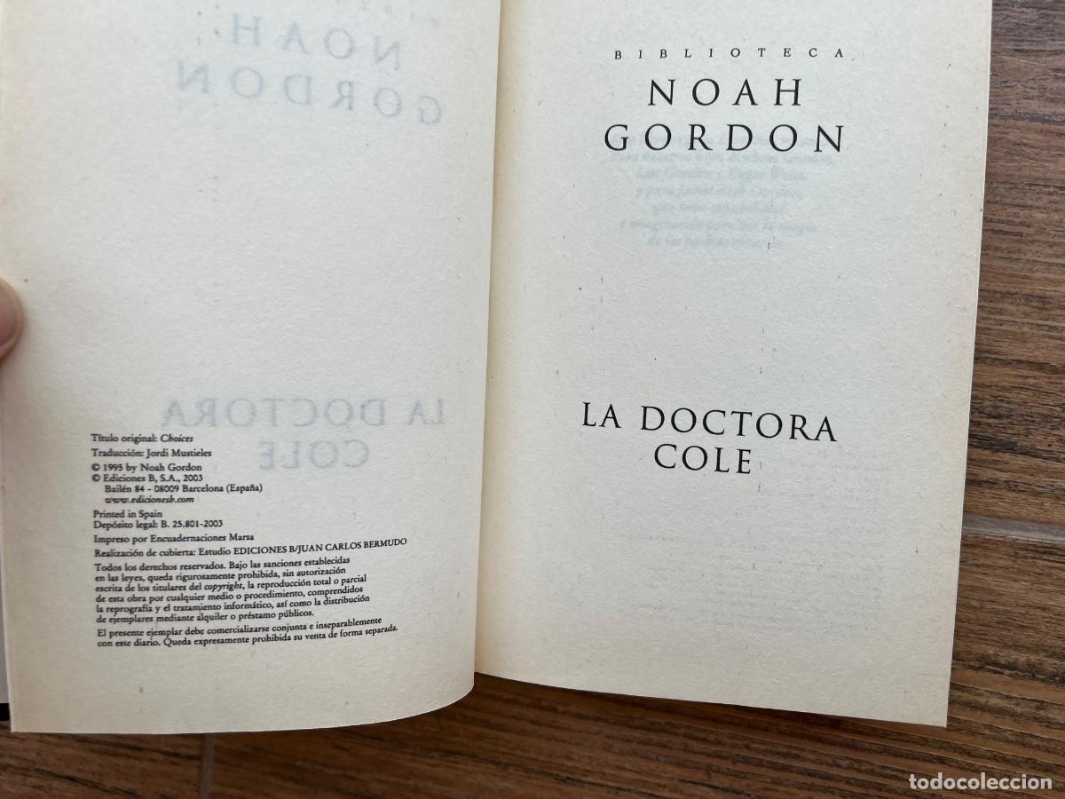 Libros de segunda mano: BIBLIOTECA NOAH GORDON EDICIONES B 5 TOMOS - Foto 6