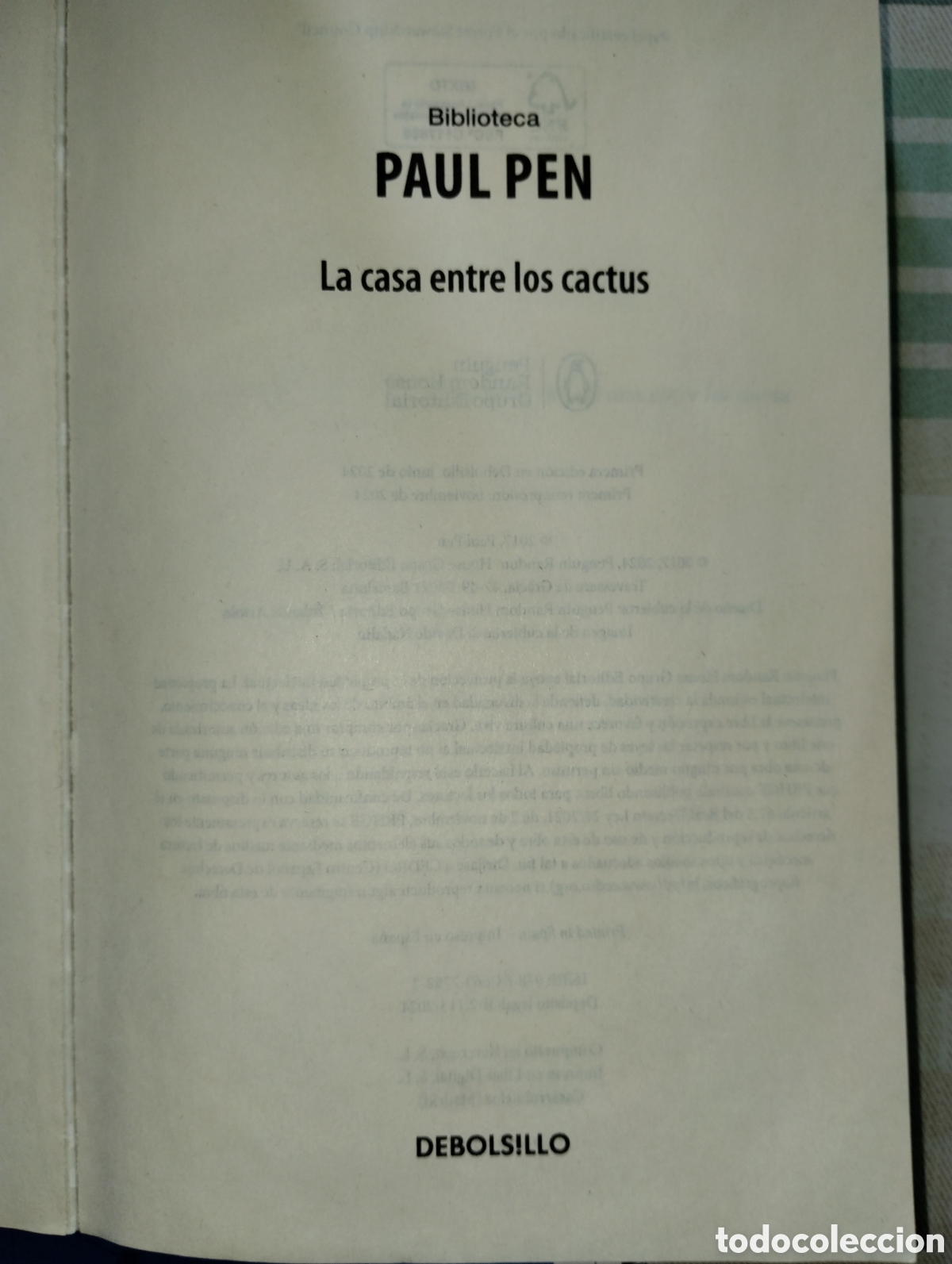 Libros de segunda mano: LA CASA ENTRE LOS CACTUS - Foto 4