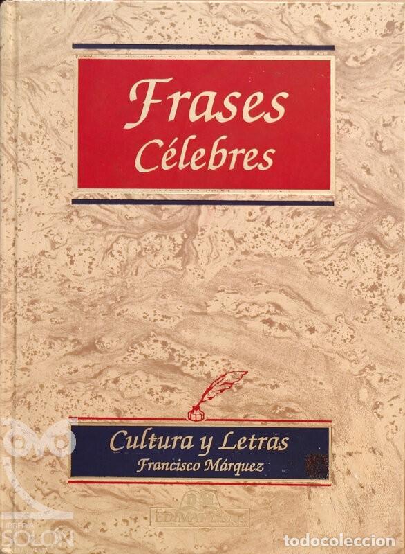 Libros de segunda mano: Frases c&eacute;lebres . Edimat - Foto 1
