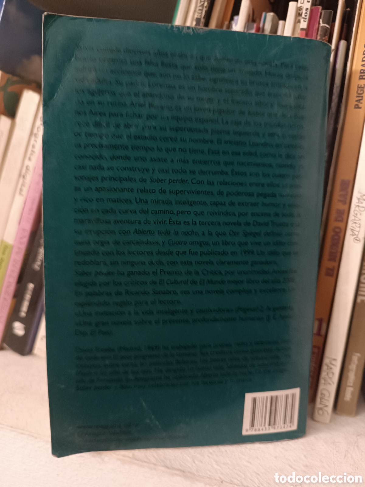 Libros de segunda mano: Saber perder. David Trueba. - Foto 2