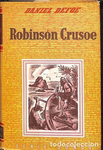 Livros em segunda m&atilde;o: ROBINSON CRUSOE - DANIEL DEFOE - BARCELONA - 1954