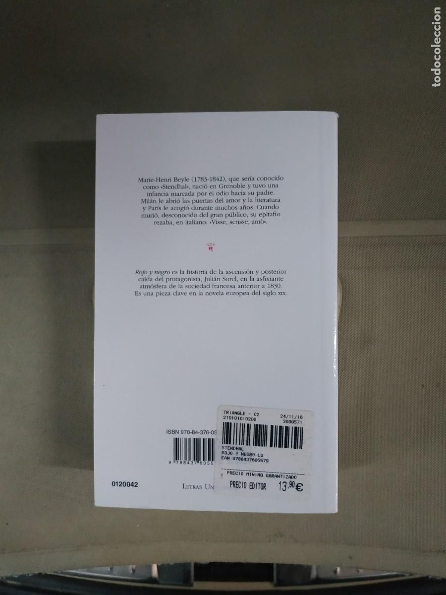 Libros de segunda mano: Rojo y negro - Stendhal. C&aacute;tedra - Foto 2